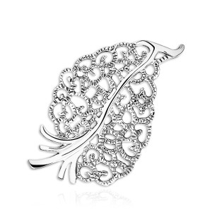 Brosa argint Leaf DiAmanti KS0070-DIA (Argint 925‰ 6,8 g.)